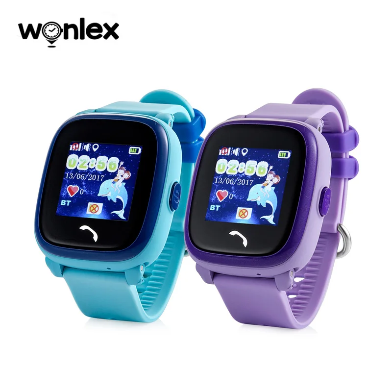 Wonlex GW400S водонепроницаемый IP67 смарт телефон GPS часы для детей GSM GPRS локатор трекер