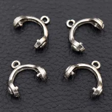 WKOUD 10pcs 3D Silver Color Mini Headset Charm Retro Bracelet Necklace DIY Handmade Metal Jewelry Alloy Pendant 18 * 16mm A45 
WKOUD 10pcs 3D Silver Color Mini Headset Charm Retro Bracelet Necklace DIY Handmade Metal Jewelry Alloy Pendant 18 * 16mm A45
