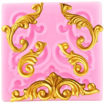 Baroque Relief Border Silicone Mold Cupcake Topper Fondant Cake Decorating Tools Candy Polymer Clay Chocolate Gumpaste Moulds 
Baroque Relief Border Silicone Mold Cupcake Topper Fondant Cake Decorating Tools Candy Polymer Clay Chocolate Gumpaste Moulds