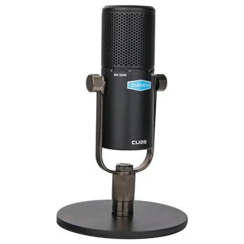 Alctron CU28 USB Condenser Microphone Hanging or Desktop Condenser Mic, Used in Studio Recording
Alctron CU28 USB Condenser Microphone Hanging or Desktop Condenser Mic, Used in Studio Recording