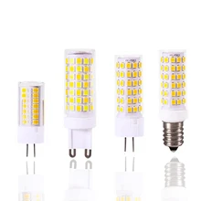 

G9 G4 E14 LED corn bulb 3W 5W 7W LED lamp AC220V SMD2835 360°beam angle LED corn lamp replacement halogen lamp chandelier