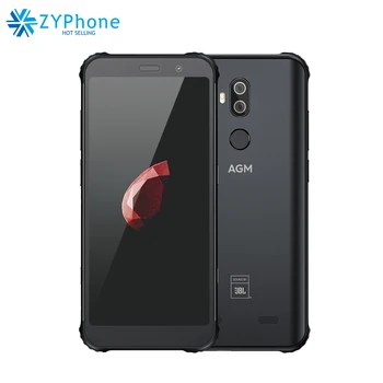 

AGM A9 IP68 Waterproof Rugged Phone 5.99"HD 18:9 4GB RAM 32GB ROM SDM450 Octa Core 5400mAh Fingerprint Type-C NFC