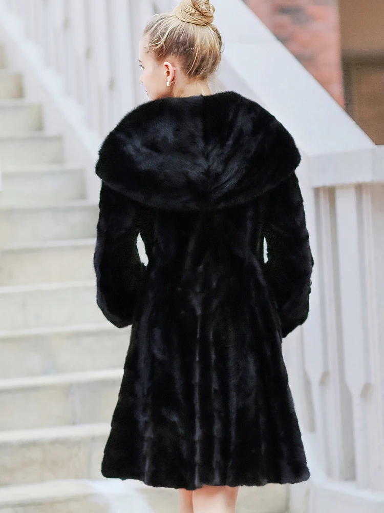 Шуба женская из натуральной норки, роскошная зимняя длинная куртка в Корейском стиле, теплая верхняя одежда 4xl 
Шуба женская из натуральной норки, роскошная зимняя длинная куртка в Корейском стиле, теплая верхняя одежда 4xl