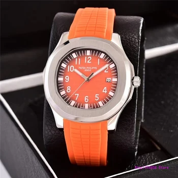 Patek- Philippe- New Automatic Mechanical Men Watch Silver Blue Stainless Steel Transparent Sapphire Glass Glide Watches 963
Patek- Philippe- New Automatic Mechanical Men Watch Silver Blue Stainless Steel Transparent Sapphire Glass Glide Watches 963