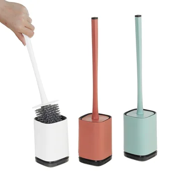 Silicone Toilet Brush With Holder Wall Mounted Floor Standing Brushes Household Bathroom Cleaning Long Handle Brush PP TPR
Silicone Toilet Brush With Holder Wall Mounted Floor Standing Brushes Household Bathroom Cleaning Long Handle Brush PP TPR
