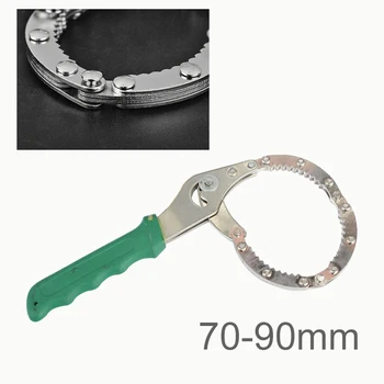 Adjustable 1pcs 70-90mm Car Handcuffed Stainless Steel Oil Filter Wrench Filter Wrench Hand Tools Universal for Car
Adjustable 1pcs 70-90mm Car Handcuffed Stainless Steel Oil Filter Wrench Filter Wrench Hand Tools Universal for Car