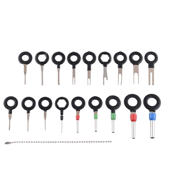 18pcs Car Terminal Pusher Remove Tool Auto Accessories Electrical Wiring Connector Repair Extractor Kit Professional Repair Tool
18pcs Car Terminal Pusher Remove Tool Auto Accessories Electrical Wiring Connector Repair Extractor Kit Professional Repair Tool