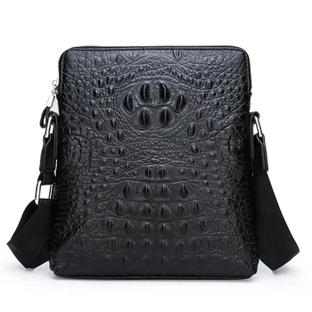 Genuine Leather men's bag casual men's handbag the first layer cowhide crocodile pattern shoulder bag messenger bag briefcase
Genuine Leather men's bag casual men's handbag the first layer cowhide crocodile pattern shoulder bag messenger bag briefcase
