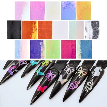 16Pcs Butterfly Wings Holographic 3D Nail Art Stickers Decal Self-Adhesive Decor Nail Sticker for Manicure Nail Foil Decoration
16Pcs Butterfly Wings Holographic 3D Nail Art Stickers Decal Self-Adhesive Decor Nail Sticker for Manicure Nail Foil Decoration