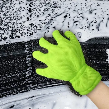 Practical 5 Finger Car Washing Gloves Soft Multifunction Double-sided Cleaning Brush for Car and Motorbike Washing Drying Towels
Practical 5 Finger Car Washing Gloves Soft Multifunction Double-sided Cleaning Brush for Car and Motorbike Washing Drying Towels