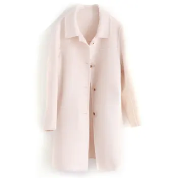 High Quality Double-sided Cashmere Coat Female 2019 Autumn Winter New Loose Thin Section Casual Doll Collar Woolen Coat Cc101
High Quality Double-sided Cashmere Coat Female 2019 Autumn Winter New Loose Thin Section Casual Doll Collar Woolen Coat Cc101
