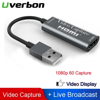 HDMI Video Capture Card HD 1080P HDMI to USB2.0 Video Capture Phone Game Recording Box For PC Youtube Live Streaming Broadcast
HDMI Video Capture Card HD 1080P HDMI to USB2.0 Video Capture Phone Game Recording Box For PC Youtube Live Streaming Broadcast