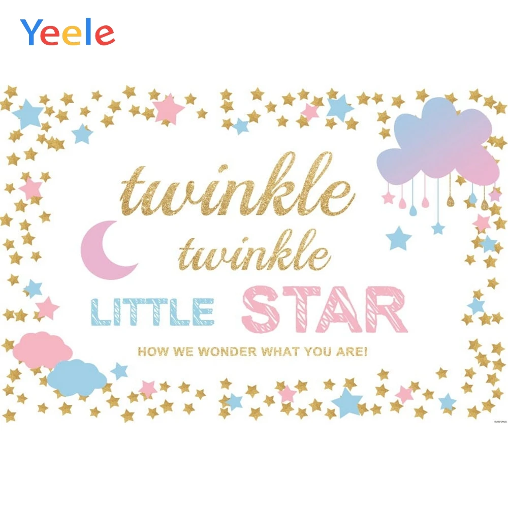 Yeele Twinkle Little Star Cloud Moon Sky Backdrop Baby Shower Kids Birthday Party Photography Background For Photo Studio Vinyl
Yeele Twinkle Little Star Cloud Moon Sky Backdrop Baby Shower Kids Birthday Party Photography Background For Photo Studio Vinyl