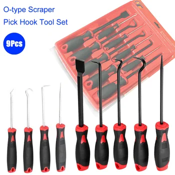 9Pcs Scraper Pick Hook Tool Set O Ring Gasket Puller Seal Remover Car Auto Repair Tool Chrome Vanadium Steel
9Pcs Scraper Pick Hook Tool Set O Ring Gasket Puller Seal Remover Car Auto Repair Tool Chrome Vanadium Steel