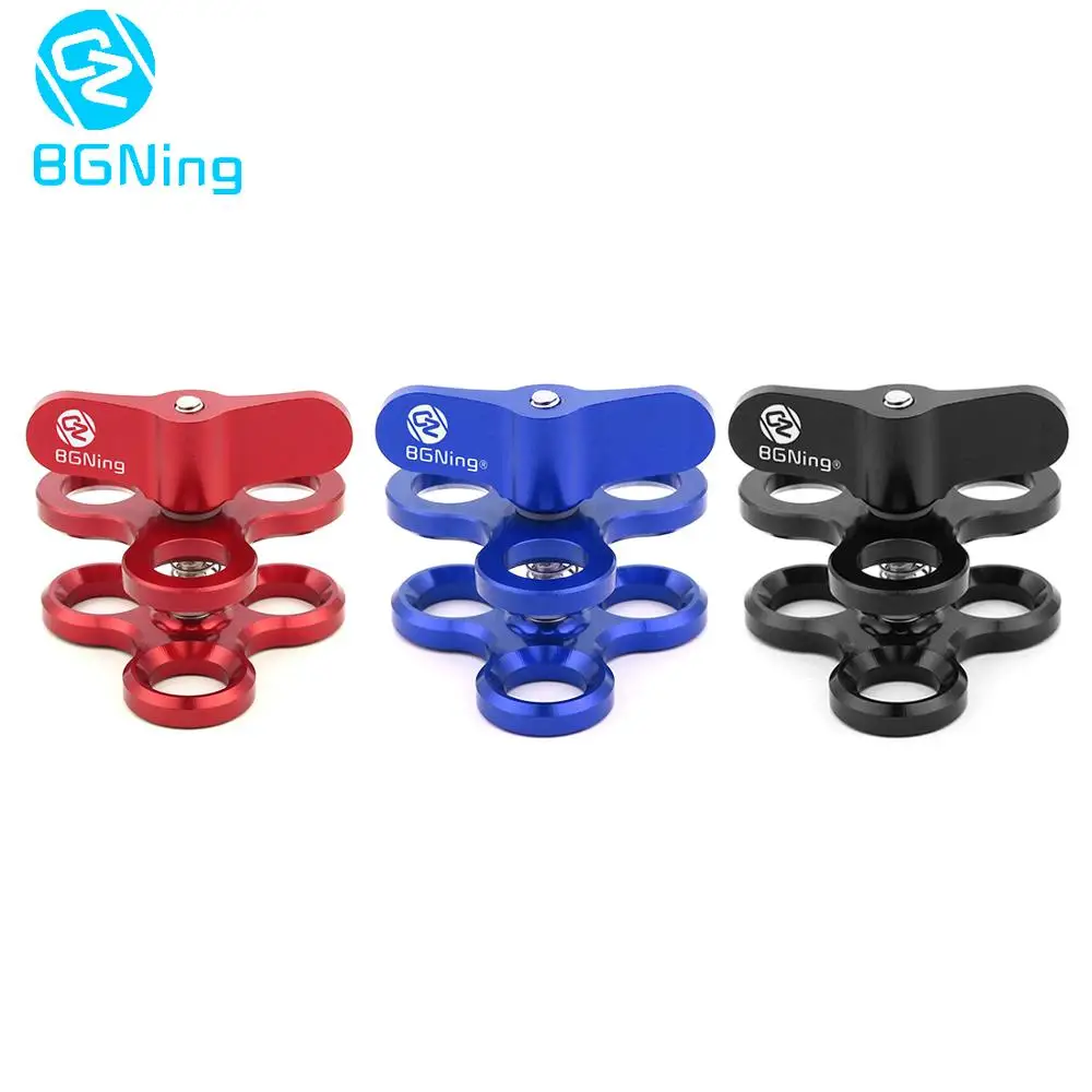 BGNING Aluminum CNC Camera Accessory Diving Ball Fixture Lights Arm Ball Butterfly Clip Triple Clamp Mount Adapter for Gopro 5 6
BGNING Aluminum CNC Camera Accessory Diving Ball Fixture Lights Arm Ball Butterfly Clip Triple Clamp Mount Adapter for Gopro 5 6