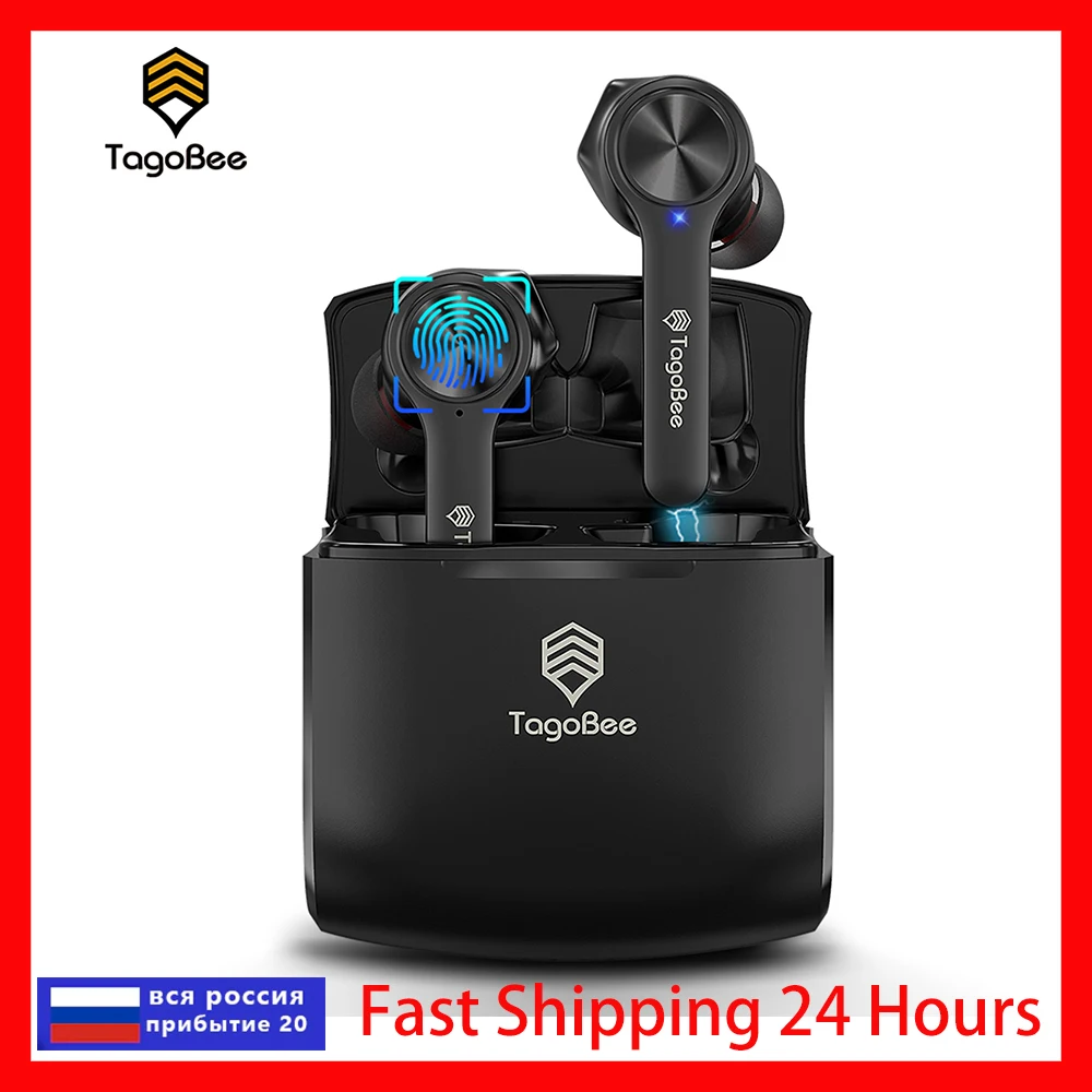 TagoBee T11 TWS Bluetooth Earphone Wireless Stereo HiFi DSP Waterproof IPX5 With Microphone Charging Box Sports In-Ear Earphone
TagoBee T11 TWS Bluetooth Earphone Wireless Stereo HiFi DSP Waterproof IPX5 With Microphone Charging Box Sports In-Ear Earphone