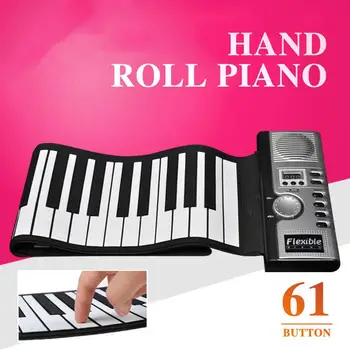 Flexible with Loud Speaker 61K2 61 Key USB Charging Electronic Organ Roll Up Piano Music Gift Electronic Keyboard Piano
Flexible with Loud Speaker 61K2 61 Key USB Charging Electronic Organ Roll Up Piano Music Gift Electronic Keyboard Piano