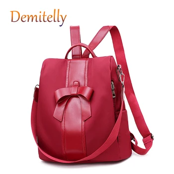 New Texture Women's Waterproof Backpack Bow Decoration Ladies Backpack New Travel Multifunctional Student College School Bag
New Texture Women's Waterproof Backpack Bow Decoration Ladies Backpack New Travel Multifunctional Student College School Bag