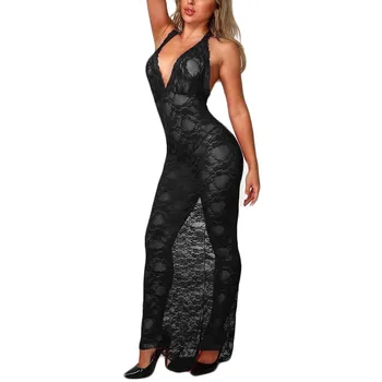 Women Sexy Lingerie Night Dress Sheer Lace Sleeveless Long Sleepwear Perspective Baby Doll Nightwear Plus Size Sexy Nightgowns
Women Sexy Lingerie Night Dress Sheer Lace Sleeveless Long Sleepwear Perspective Baby Doll Nightwear Plus Size Sexy Nightgowns