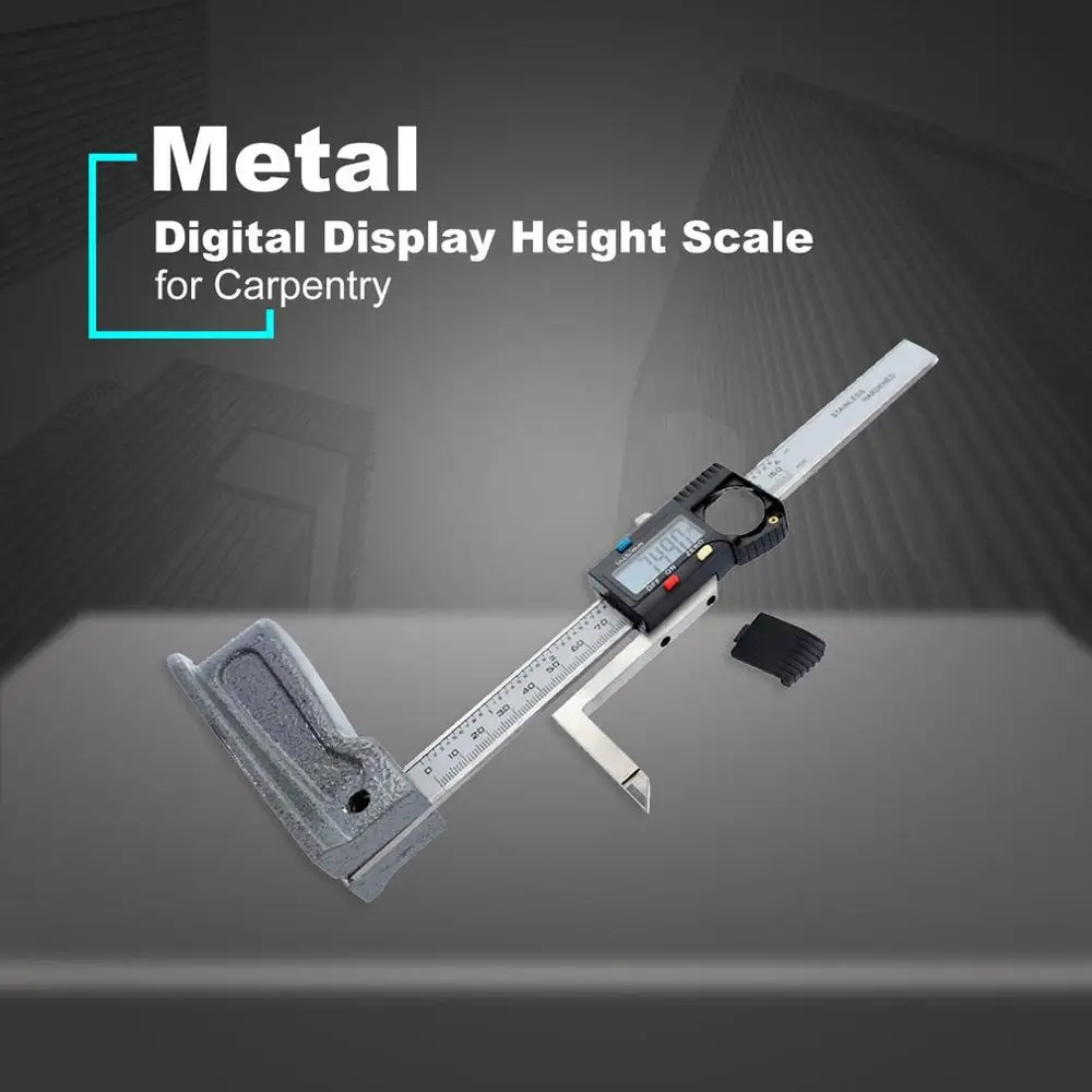 Mini Digital Height Gauge 0-150mm 0.01mm Vernier Caliper Metal Electronics Marking Ruler Measure Scriber
Mini Digital Height Gauge 0-150mm 0.01mm Vernier Caliper Metal Electronics Marking Ruler Measure Scriber