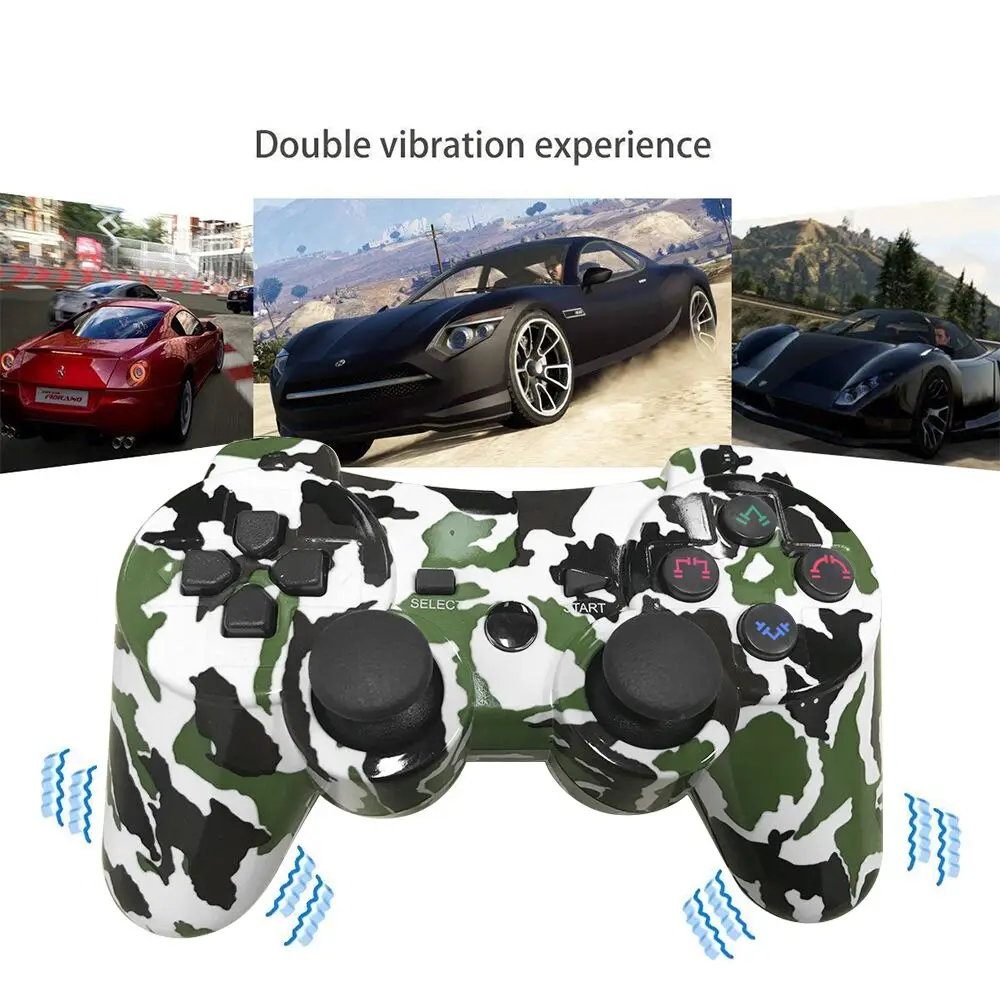 Wireless Double Shock Gamepad For Playstation 3 Remote Sixaxis For PS3 Controller Pubg For Game Controller ps3 Gamepad Manette
Wireless Double Shock Gamepad For Playstation 3 Remote Sixaxis For PS3 Controller Pubg For Game Controller ps3 Gamepad Manette