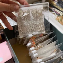 10pcs Transparent Zip Lock PVC Bags Square Clear Zipper Jewelry Pouches Anti-oxidation Earring Bracelet Storage Organizer 
10pcs Transparent Zip Lock PVC Bags Square Clear Zipper Jewelry Pouches Anti-oxidation Earring Bracelet Storage Organizer