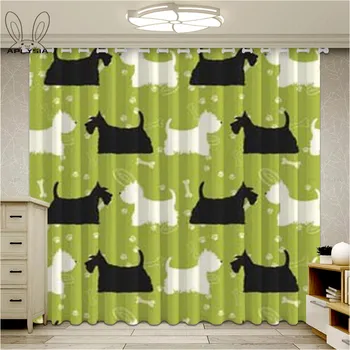 Green Pattern Dogs Window Curtains For Living Room Cartoon Kids Bedroom Blackout Curtains Ultra-thin Micro Shading Cortinas
Green Pattern Dogs Window Curtains For Living Room Cartoon Kids Bedroom Blackout Curtains Ultra-thin Micro Shading Cortinas