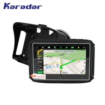 

Karadar MT4302 Motorcycle GPS Navigator 4.3" wince 6.0 Ram256MB Rom 8G with IPX7 Waterproof Motor GPS Navigation Free Map update
