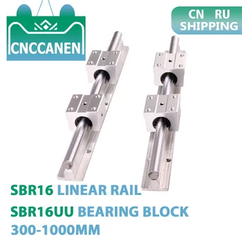 2PCS SBR16 16mm Linear Guide Rail Length 400-1000mm Fully Supported Linear Rail with 4PCS SBR16UU Linear Bearing Block CNC Part
2PCS SBR16 16mm Linear Guide Rail Length 400-1000mm Fully Supported Linear Rail with 4PCS SBR16UU Linear Bearing Block CNC Part