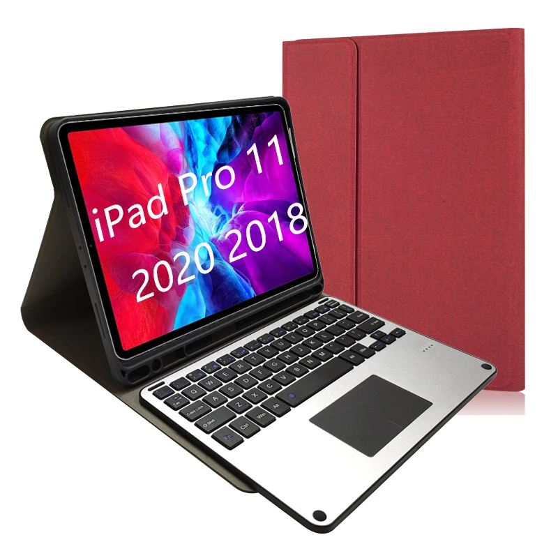 Keyboard Case for iPad Pro 11 2020 & 2018 Magnetically Detachable Wireless Keyboard with Pencil Holder Stand Cover For iPad 2020
Keyboard Case for iPad Pro 11 2020 & 2018 Magnetically Detachable Wireless Keyboard with Pencil Holder Stand Cover For iPad 2020