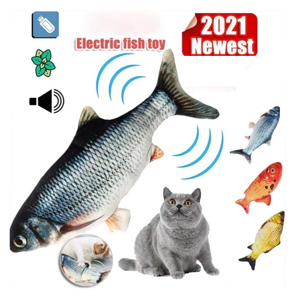 Electronic Cats Toy 3d Simulation Fish Dancing Jumping Usb Charging Pet Interactive Playing Toy Cat Supplies Christmas
Electronic Cats Toy 3d Simulation Fish Dancing Jumping Usb Charging Pet Interactive Playing Toy Cat Supplies Christmas