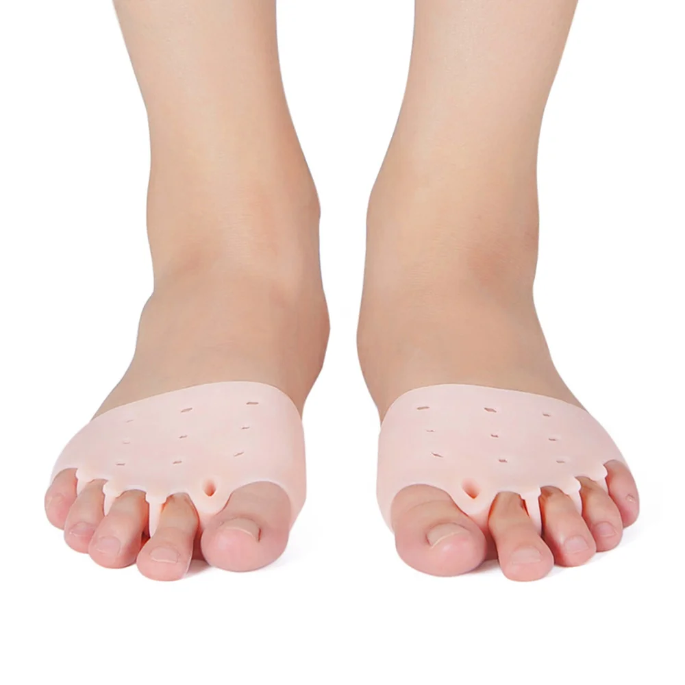 1Pair Silicone Comfortable Toe Braces 5-holes Hallux Valgus Straightener Orthodontic Foot Toe Braces for Foot Care
1Pair Silicone Comfortable Toe Braces 5-holes Hallux Valgus Straightener Orthodontic Foot Toe Braces for Foot Care