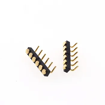 5 pcs 6 Pin Target Pad connector Pitch 2.54 mm Through Hole Single Row 4.0 mm Height Right Angle Horizontal Female Pogo Header
5 pcs 6 Pin Target Pad connector Pitch 2.54 mm Through Hole Single Row 4.0 mm Height Right Angle Horizontal Female Pogo Header