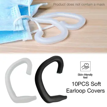 10PCS Silicone Earloop Cover for mask Soft Comfortable Ear Protection Hook Earbud Gel Soft Earloop Cover Mask Accessories
10PCS Silicone Earloop Cover for mask Soft Comfortable Ear Protection Hook Earbud Gel Soft Earloop Cover Mask Accessories