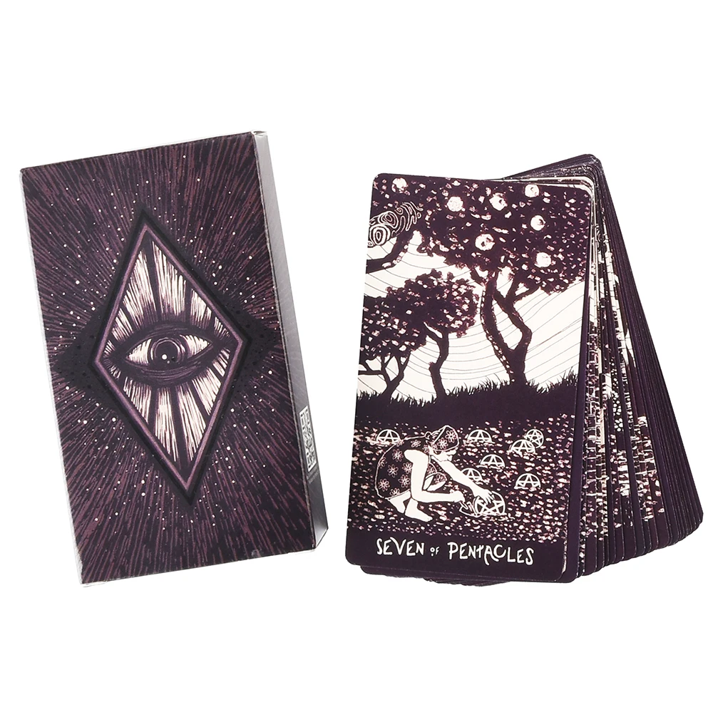78 Tarot Cards Deck English Light Visions Cards Deck Oracles Electronic Guide Book Game Toy Divination Board Game
78 Tarot Cards Deck English Light Visions Cards Deck Oracles Electronic Guide Book Game Toy Divination Board Game
