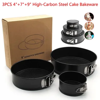 Set Of 3 Non Stick Spring Form Round Cake Baking Bake Tin Tray Pan Bakeware товары для кухни
Set Of 3 Non Stick Spring Form Round Cake Baking Bake Tin Tray Pan Bakeware товары для кухни
