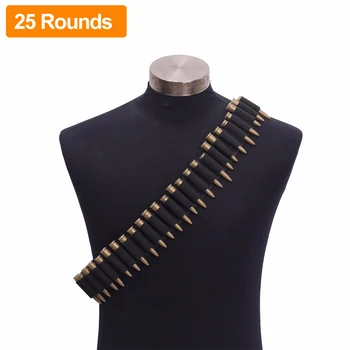 Tactical Hunting Rifle Bullet Cartridge Carrier 25 Shells Holder Military Ammo Bag Bandolier Belt Shotshell Holder Pouch for Man
Tactical Hunting Rifle Bullet Cartridge Carrier 25 Shells Holder Military Ammo Bag Bandolier Belt Shotshell Holder Pouch for Man