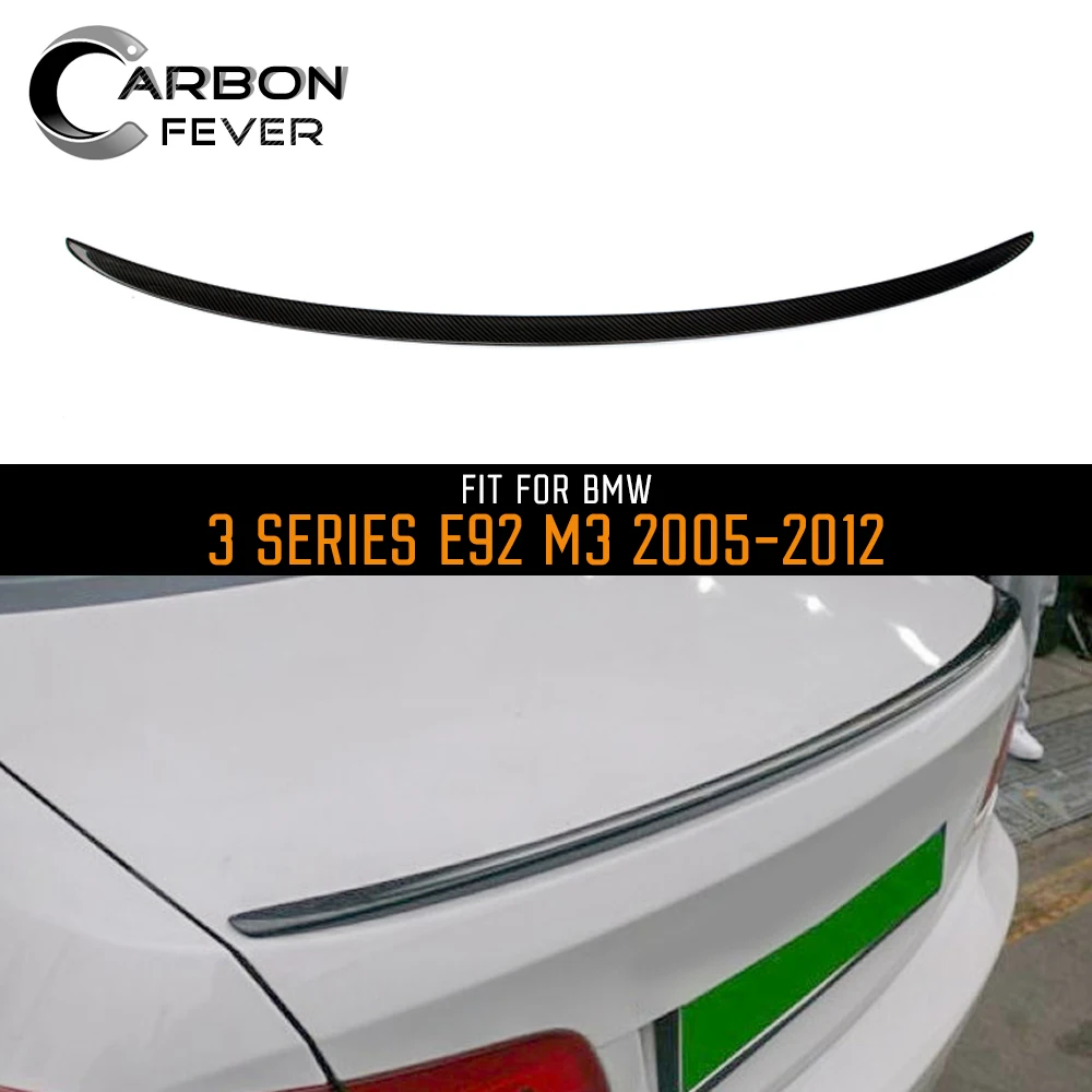 For BMW 3 Series E92 M3 Coupe 328i 335i 2005-2012 Real Carbon Fiber Car Rear Trunk Spoiler Wing Lip
For BMW 3 Series E92 M3 Coupe 328i 335i 2005-2012 Real Carbon Fiber Car Rear Trunk Spoiler Wing Lip