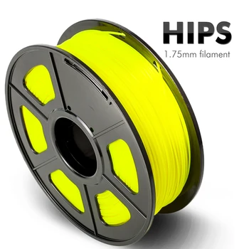 

HIPS 3D Printer Filament HIPS 1.75mm 1KG/2.2LBS Spool 6 Colors Available with Competitive advantages for kids