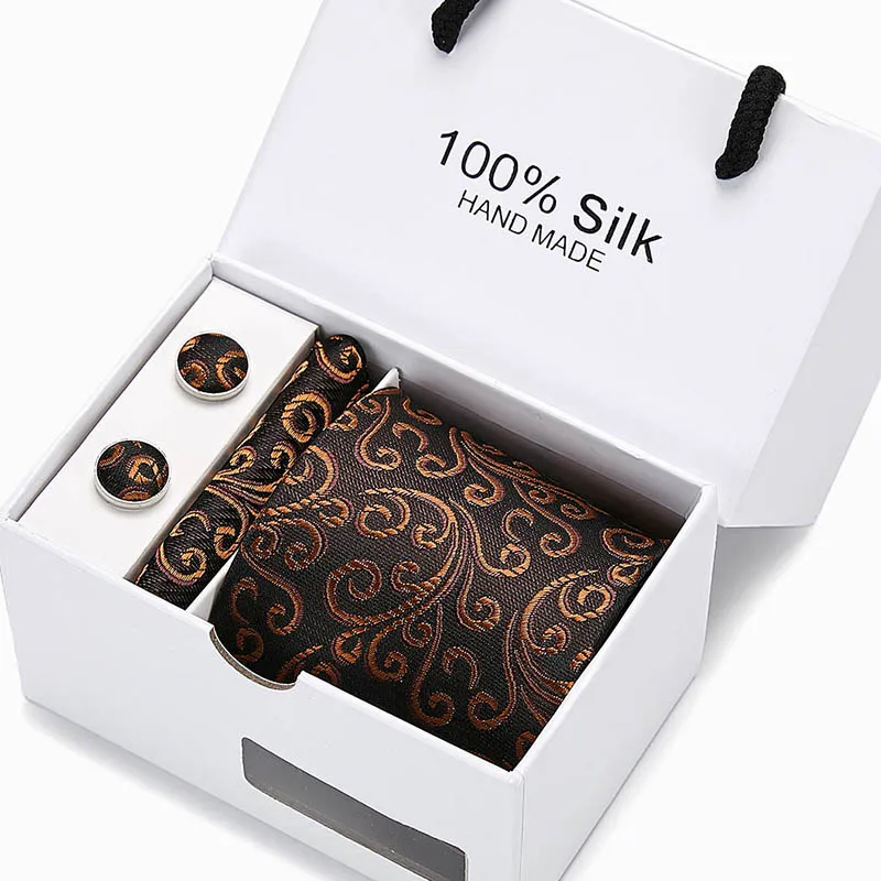 Gift Box Packing for Men Formal Business Tie For Men Tie Set Handkerchief Cufflinks Polyester printing 7.5cm
Gift Box Packing for Men Formal Business Tie For Men Tie Set Handkerchief Cufflinks Polyester printing 7.5cm
