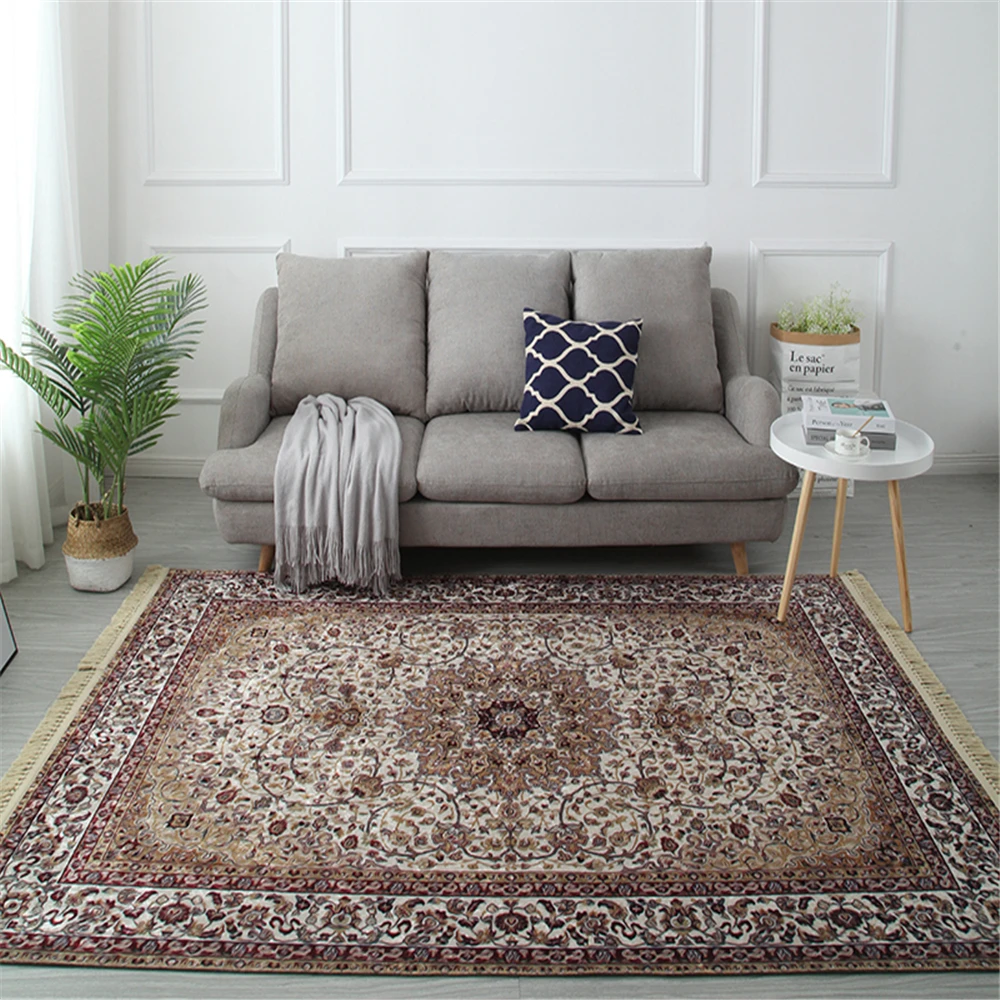 Европейский стиль мягкие ковры с кисточками для гостиной спальни ковер дома
