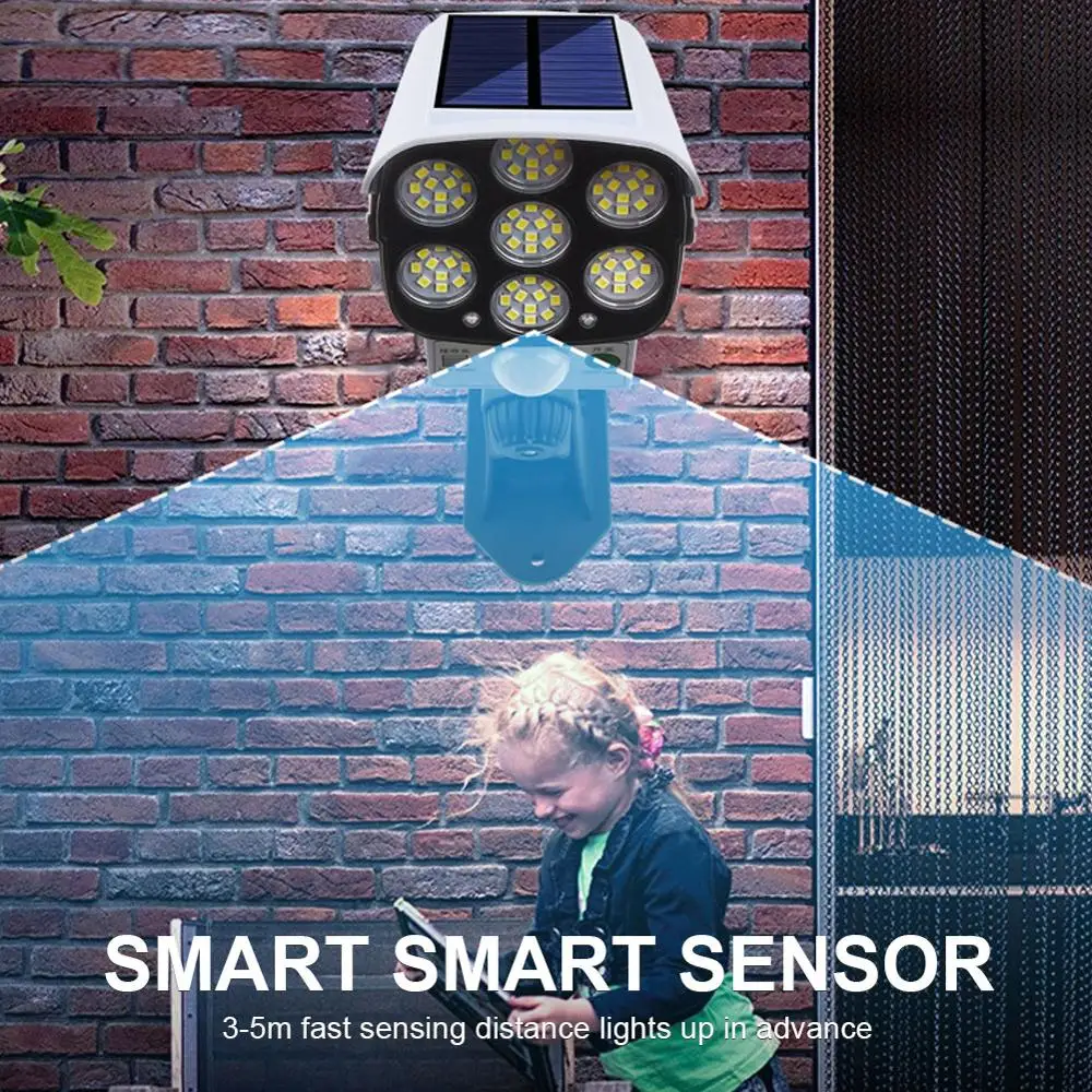 Solar Wall Lamp Simulation Surveillance Fake Outdoor Camera with Motion Sensor Detection Light Human Body Induction Garden Lamp
Solar Wall Lamp Simulation Surveillance Fake Outdoor Camera with Motion Sensor Detection Light Human Body Induction Garden Lamp