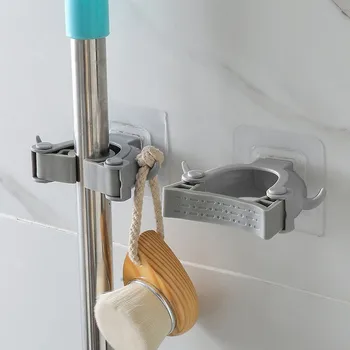 Wall Mounted Mop Holder Brush Broom Hanger Storage Rack Bathroom Organizer Accessory Hanging Pipe Hooks Products For Kitchen
Wall Mounted Mop Holder Brush Broom Hanger Storage Rack Bathroom Organizer Accessory Hanging Pipe Hooks Products For Kitchen