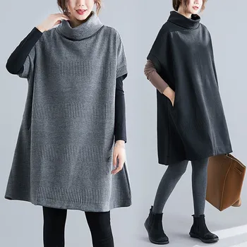 BIG SIZE Autumn Winter Women Fashion Striped Turtleneck Tops Ladies Female Mother Plus Large Long Loose Cotton Blouse Shirt
BIG SIZE Autumn Winter Women Fashion Striped Turtleneck Tops Ladies Female Mother Plus Large Long Loose Cotton Blouse Shirt