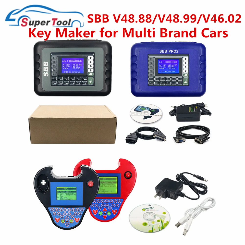 Car Keys Maker SBB Pro2 V48.99 V48.88 V46.02 Mini Zedbull Auto Key Programmer SBB Pro 2 48.99 48.88 Zed Bull OBD Key Transponder
Car Keys Maker SBB Pro2 V48.99 V48.88 V46.02 Mini Zedbull Auto Key Programmer SBB Pro 2 48.99 48.88 Zed Bull OBD Key Transponder