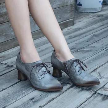 2019 autumn women shoes pointed high heels female shoes lace-up handmade leather shoes for women
2019 autumn women shoes pointed high heels female shoes lace-up handmade leather shoes for women