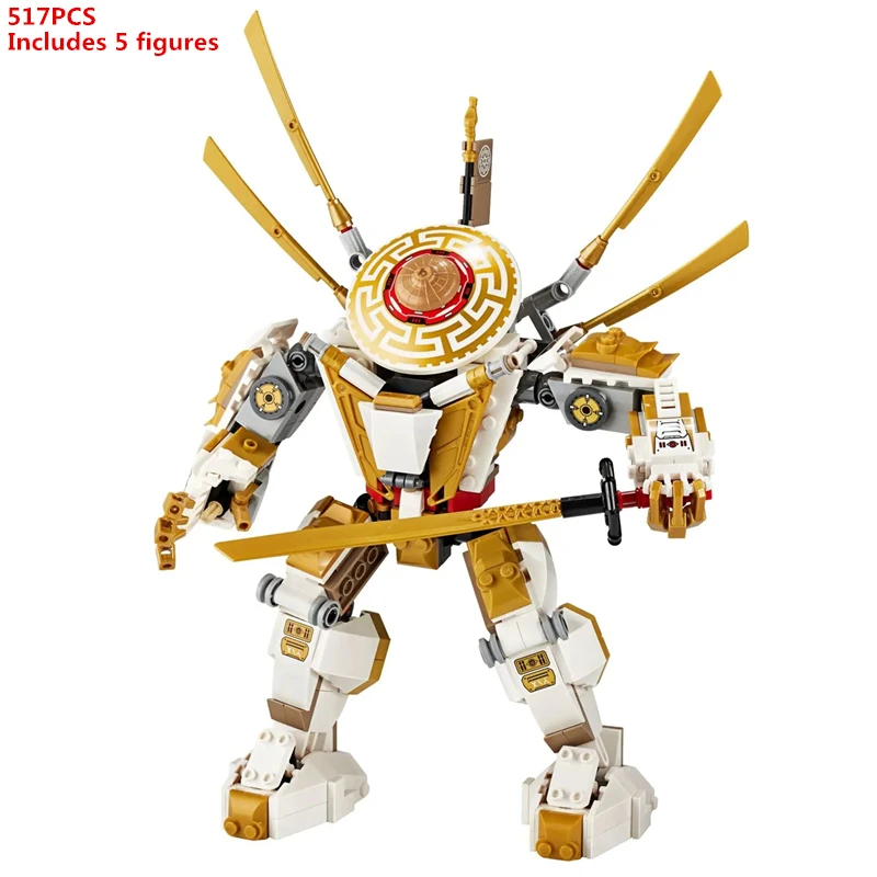 NINJA Legacy Golden Mech Titan Robot Building Blocks Kit Bricks Classic Movie Model Kids Toys For Children Gift 2020 NEW
NINJA Legacy Golden Mech Titan Robot Building Blocks Kit Bricks Classic Movie Model Kids Toys For Children Gift 2020 NEW