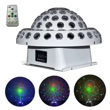 Big LED Crystal Magic Ball Laser For Disco DJ KTV Party Stage Effect Lighting Lumiere Remote Auto Sound DMX512 RG Light RGBYPW 
Big LED Crystal Magic Ball Laser For Disco DJ KTV Party Stage Effect Lighting Lumiere Remote Auto Sound DMX512 RG Light RGBYPW