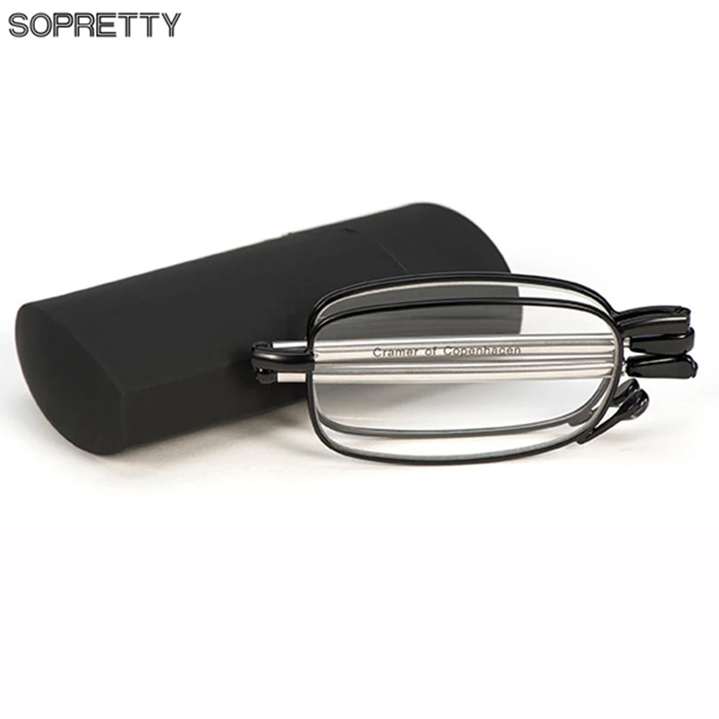New Titanium Alloy Anti Blue Ray Folding Reading Glasses Men Women Rotating Optical Computer Mini Wallet Glasses Diopter 1.0-4.0
New Titanium Alloy Anti Blue Ray Folding Reading Glasses Men Women Rotating Optical Computer Mini Wallet Glasses Diopter 1.0-4.0