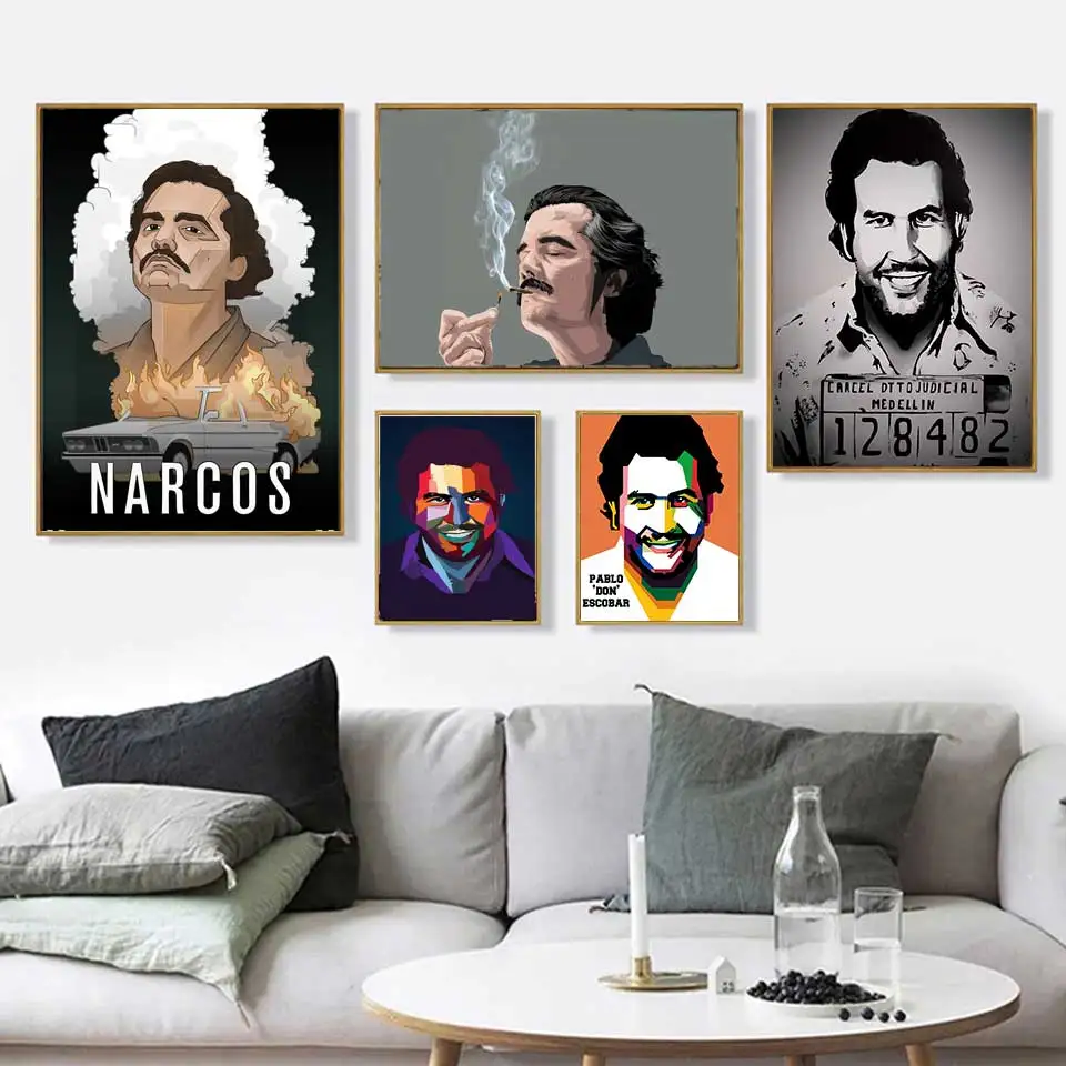 Pablo Escobar Character Poster Legend Retro Posters And Prints Painting Wall Art Canvas Wall Pictures For Living Room Home Decor
Pablo Escobar Character Poster Legend Retro Posters And Prints Painting Wall Art Canvas Wall Pictures For Living Room Home Decor